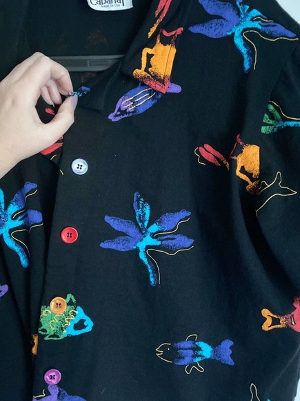 Copa Cabana 2 Piece Resort Fish Tank Maxi Dress w/ Shirt - Picture 4 of 5